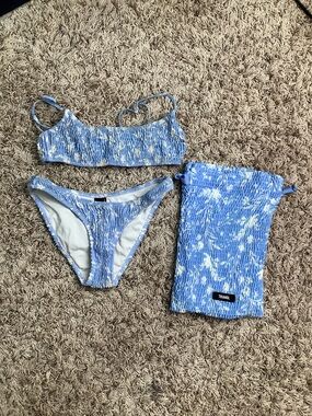 TRIANGL Inesa Marina Floral Smocked Bikini Set